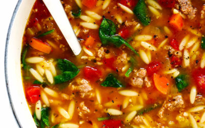 Italian Sausage and Orzo Soup