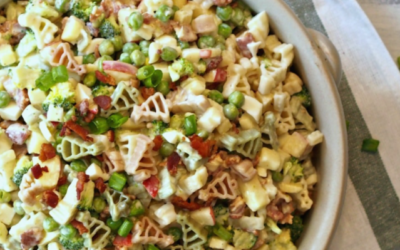 Broccoli, Apple, and Bacon Pasta Salad