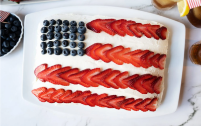 American Flag Cake