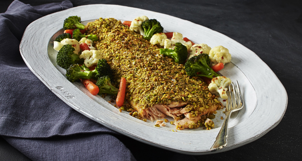 Simple Crusted Salmon Dinner - Maglio Companies