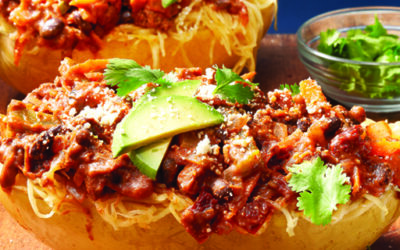 Southwestern Chipotle Spaghetti Squash