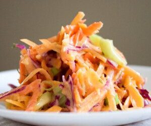 Crunchy Carrot Butternut Slaw